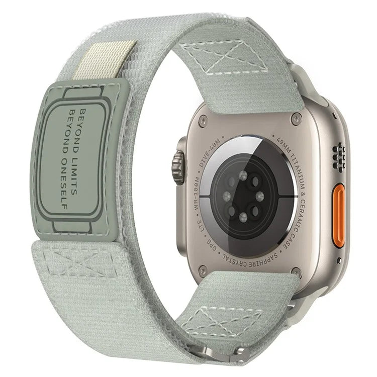 For Apple Watch Series 9 8 7 41mm / 6 5 4 SE (2023) SE (2022) SE 40mm / 3 2 1 38mm Nylon Watch Strap Magic Tape Replacement Band