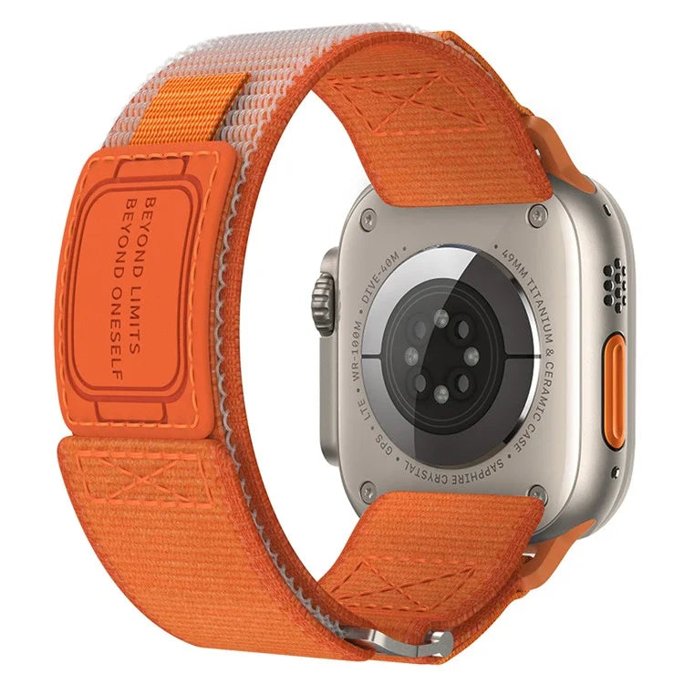For Apple Watch Series 9 8 7 41mm / 6 5 4 SE (2023) SE (2022) SE 40mm / 3 2 1 38mm Nylon Watch Strap Magic Tape Replacement Band