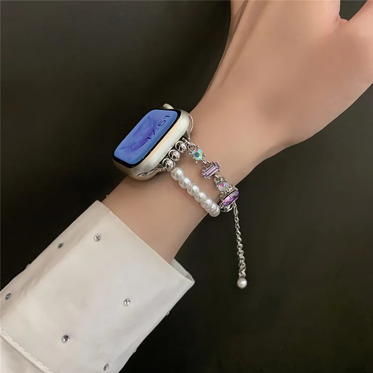 For Apple Watch Series 7 8 9 41mm  /  6 5 4 SE (2023) SE (2022) SE 40mm  /  3 2 1 38mm Sliding Bracelet Strap