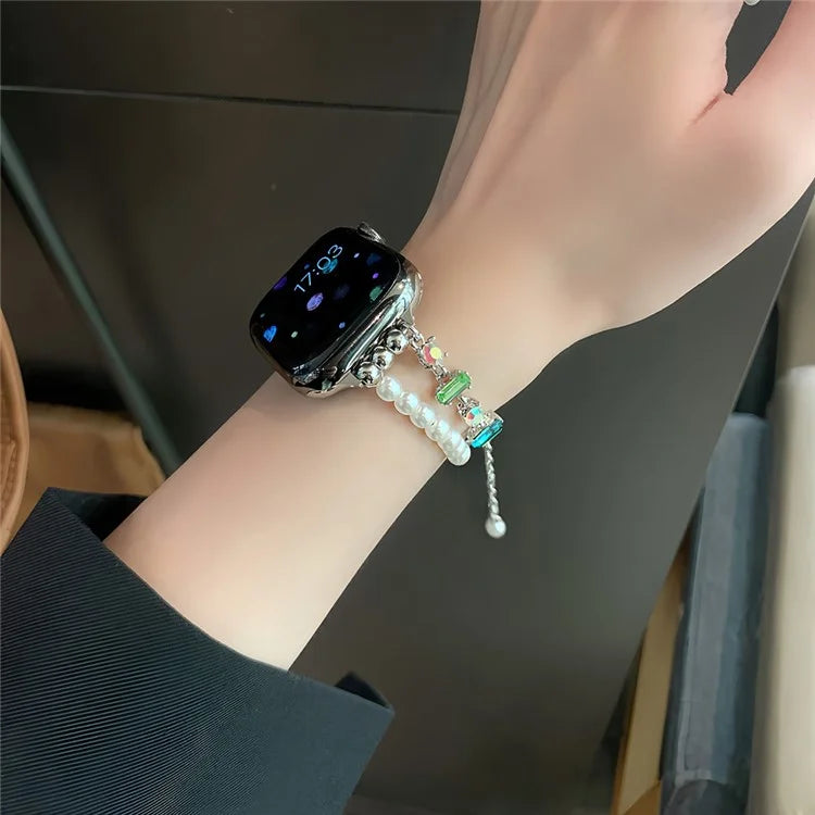 For Apple Watch Series 7 8 9 41mm  /  6 5 4 SE (2023) SE (2022) SE 40mm  /  3 2 1 38mm Sliding Bracelet Strap
