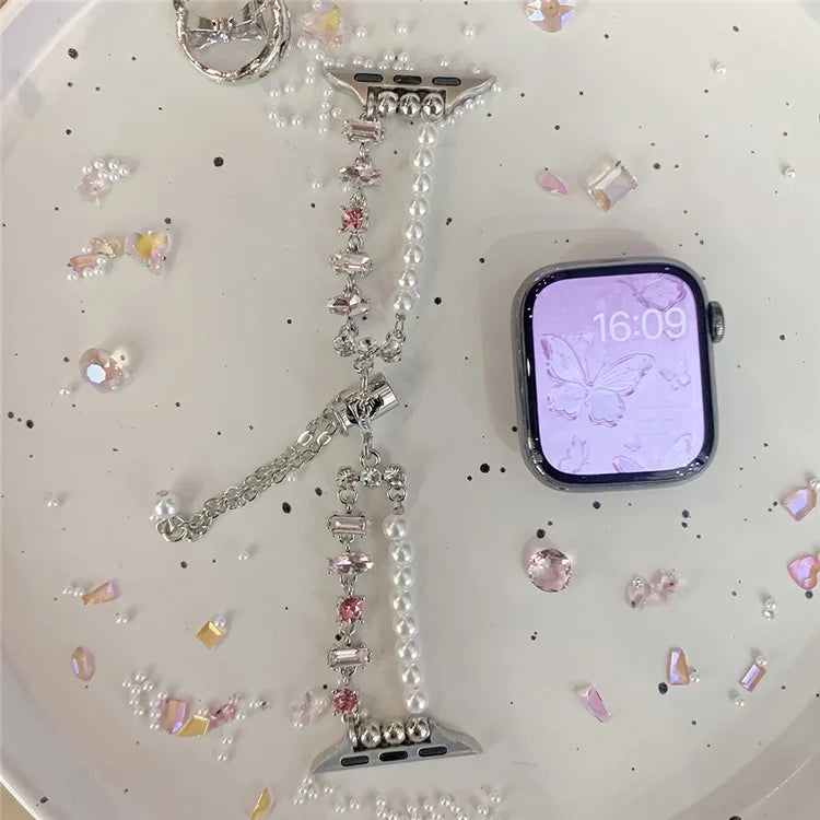 For Apple Watch Series 7 8 9 41mm  /  6 5 4 SE (2023) SE (2022) SE 40mm  /  3 2 1 38mm Sliding Bracelet Strap