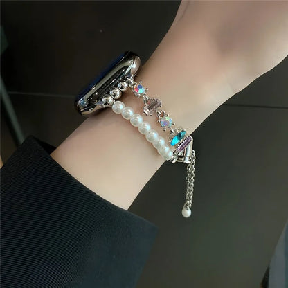 For Apple Watch Ultra 2 Ultra 49mm  /  Series 9 8 7 45mm  /  6 5 4 SE (2022) SE (2023) SE 44mm  /  3 2 1 42mm Sliding Bracelet Strap