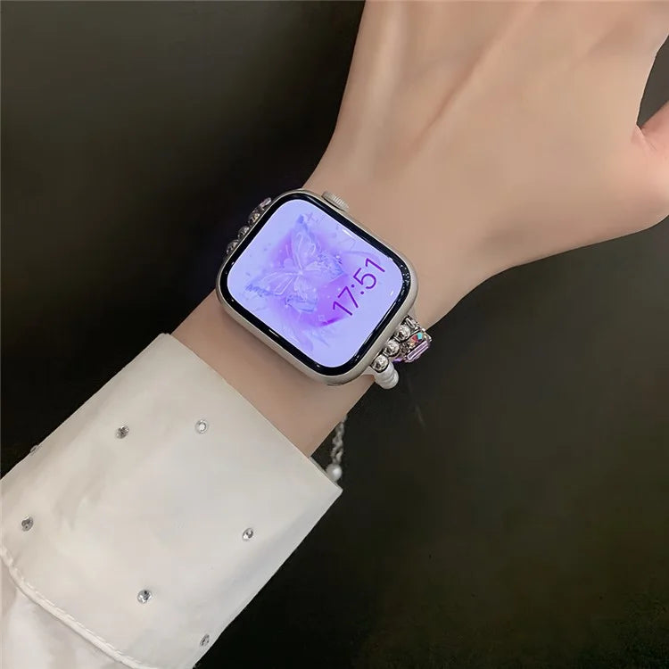 For Apple Watch Ultra 2 Ultra 49mm  /  Series 9 8 7 45mm  /  6 5 4 SE (2022) SE (2023) SE 44mm  /  3 2 1 42mm Sliding Bracelet Strap
