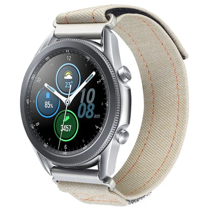 KALEBOL For Huawei Watch GT 4 41mm Universal Denim Smart Watch Strap 18mm Magic Tape Adjustable Band