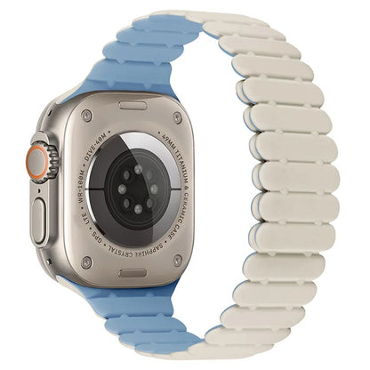 For Apple Watch Ultra 2 Ultra 49mm  /  Series 9 8 7 45mm  /  6 5 4 SE (2022) SE (2023) SE 44mm  /  3 2 1 42mm Bamboo Joint Strap