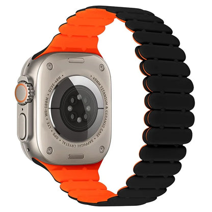 For Apple Watch Ultra 2 Ultra 49mm  /  Series 9 8 7 45mm  /  6 5 4 SE (2022) SE (2023) SE 44mm  /  3 2 1 42mm Bamboo Joint Strap