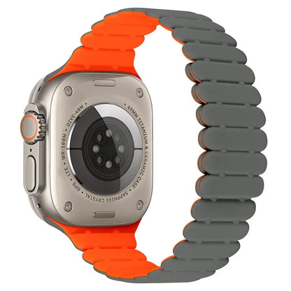 For Apple Watch Ultra 2 Ultra 49mm  /  Series 9 8 7 45mm  /  6 5 4 SE (2022) SE (2023) SE 44mm  /  3 2 1 42mm Bamboo Joint Strap