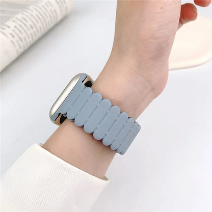 For Apple Watch Ultra 2 Ultra 49mm  /  Series 9 8 7 45mm  /  6 5 4 SE (2022) SE (2023) SE 44mm  /  3 2 1 42mm Bamboo Joint Strap