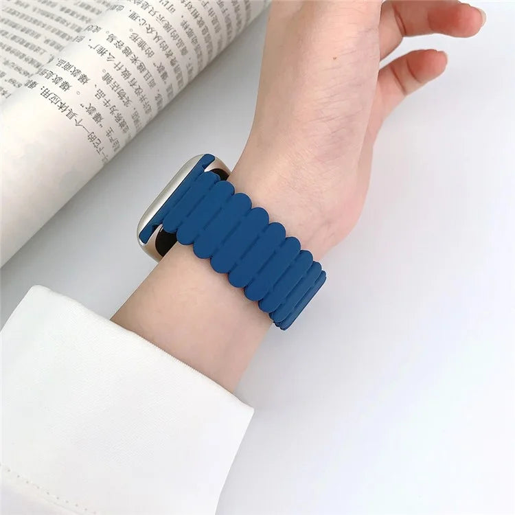 For Apple Watch Ultra 2 Ultra 49mm  /  Series 9 8 7 45mm  /  6 5 4 SE (2022) SE (2023) SE 44mm  /  3 2 1 42mm Bamboo Joint Strap