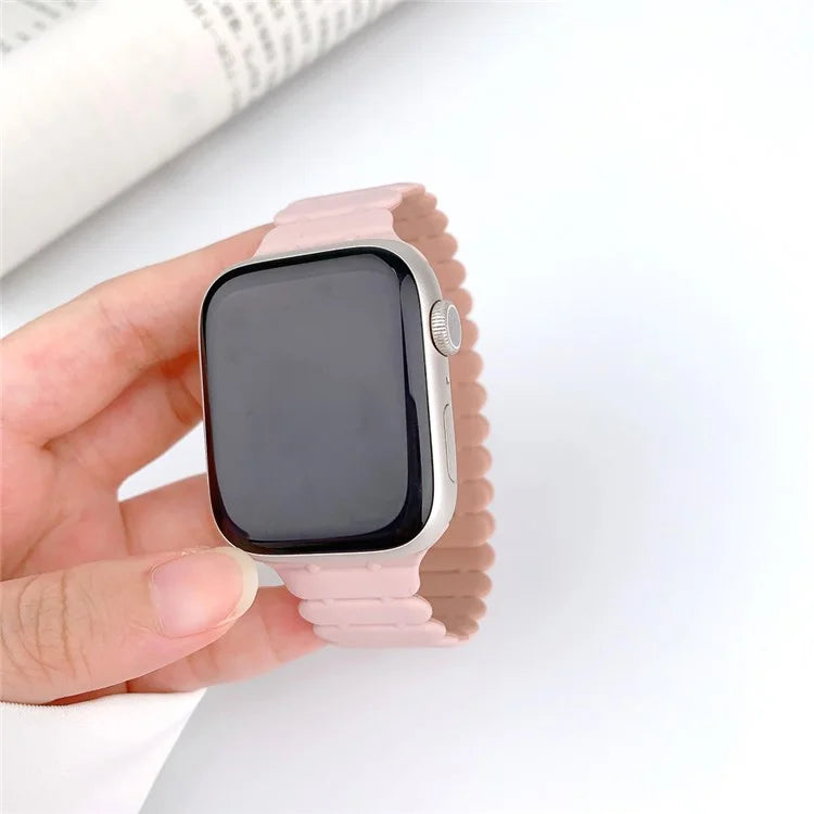 For Apple Watch Ultra 2 Ultra 49mm  /  Series 9 8 7 45mm  /  6 5 4 SE (2022) SE (2023) SE 44mm  /  3 2 1 42mm Bamboo Joint Strap
