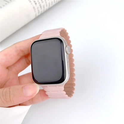 For Apple Watch Ultra 2 Ultra 49mm  /  Series 9 8 7 45mm  /  6 5 4 SE (2022) SE (2023) SE 44mm  /  3 2 1 42mm Bamboo Joint Strap