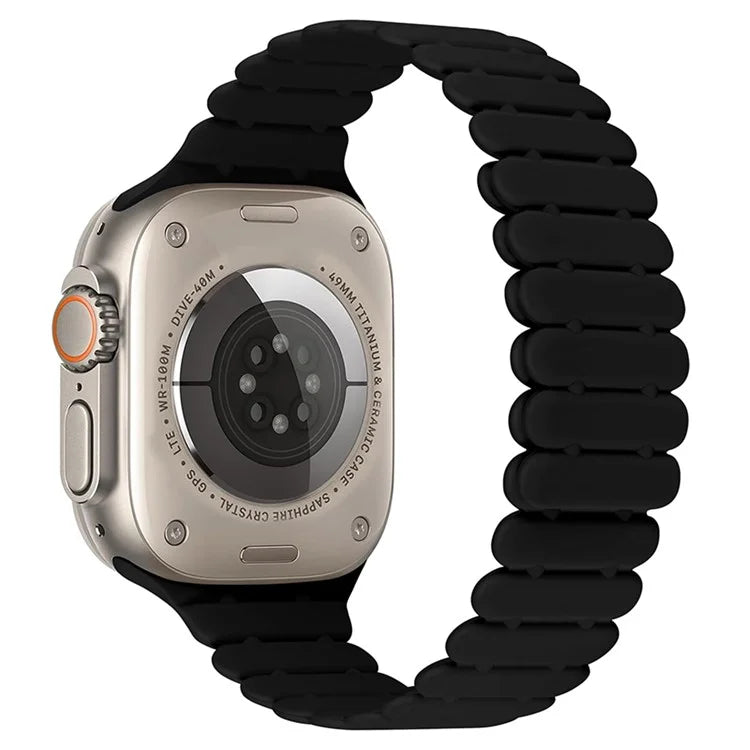 For Apple Watch Ultra 2 Ultra 49mm  /  Series 9 8 7 45mm  /  6 5 4 SE (2022) SE (2023) SE 44mm  /  3 2 1 42mm Bamboo Joint Strap