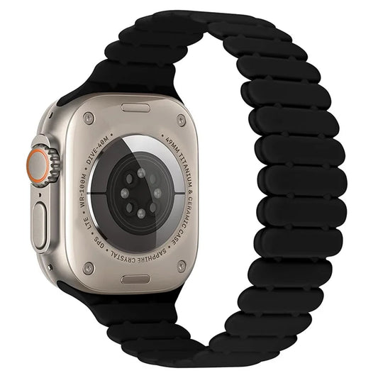 For Apple Watch Ultra 2 Ultra 49mm  /  Series 9 8 7 45mm  /  6 5 4 SE (2022) SE (2023) SE 44mm  /  3 2 1 42mm Bamboo Joint Strap