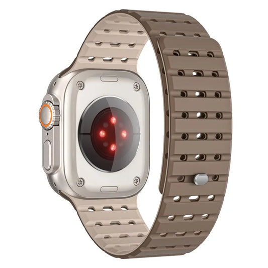 For Apple Watch Ultra 2 Ultra 49mm  /  Series 9 8 7 45mm  /  6 5 4 SE (2022) SE (2023) SE 44mm  /  3 2 1 42mm Breathable Silicone Strap