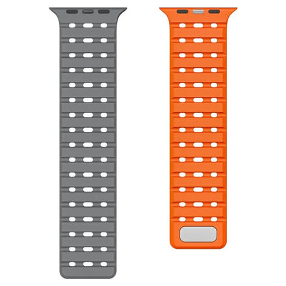 For Apple Watch Ultra 2 Ultra 49mm  /  Series 9 8 7 45mm  /  6 5 4 SE (2022) SE (2023) SE 44mm  /  3 2 1 42mm Breathable Silicone Strap