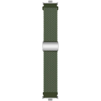 For Xiaomi Smart Band 8 Pro / Redmi Watch 4 Loop Strap Magnetic Buckle Woven Watch Band