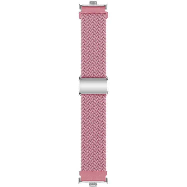 For Xiaomi Smart Band 8 Pro / Redmi Watch 4 Loop Strap Magnetic Buckle Woven Watch Band