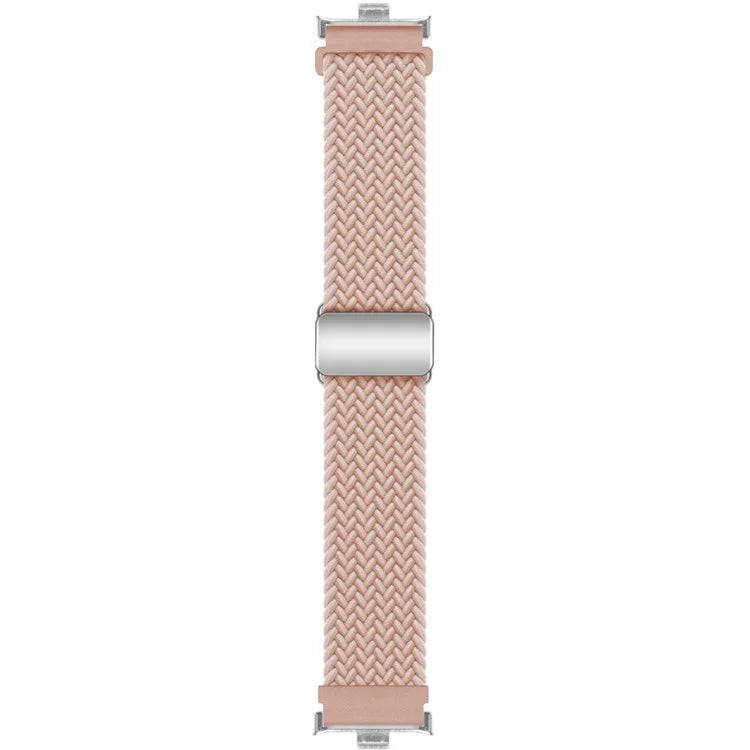 For Xiaomi Smart Band 8 Pro / Redmi Watch 4 Loop Strap Magnetic Buckle Woven Watch Band