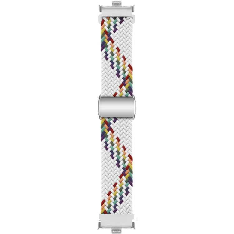 For Xiaomi Smart Band 8 Pro / Redmi Watch 4 Loop Strap Magnetic Buckle Woven Watch Band