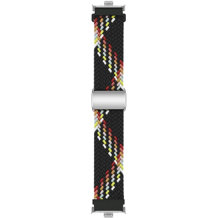 For Xiaomi Smart Band 8 Pro / Redmi Watch 4 Loop Strap Magnetic Buckle Woven Watch Band