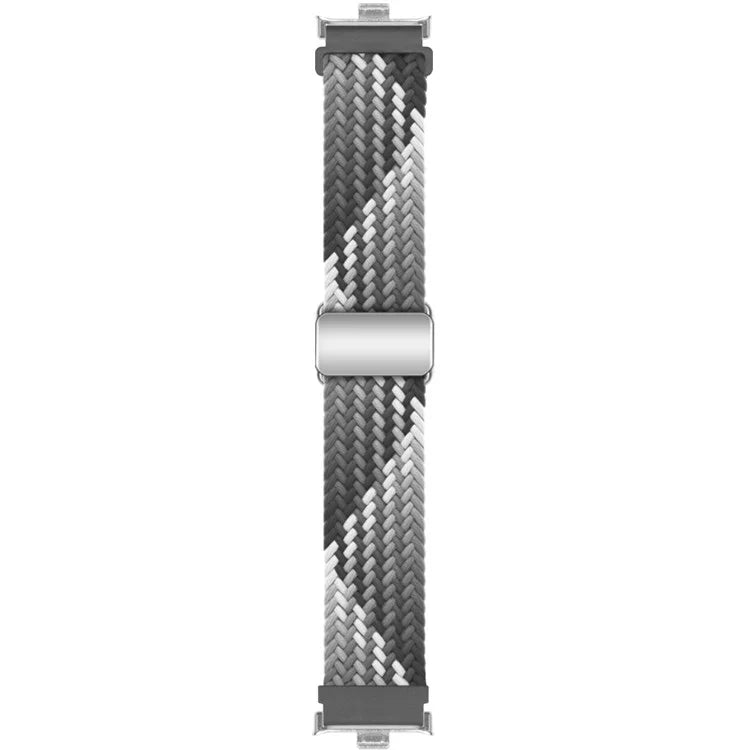 For Xiaomi Smart Band 8 Pro / Redmi Watch 4 Loop Strap Magnetic Buckle Woven Watch Band