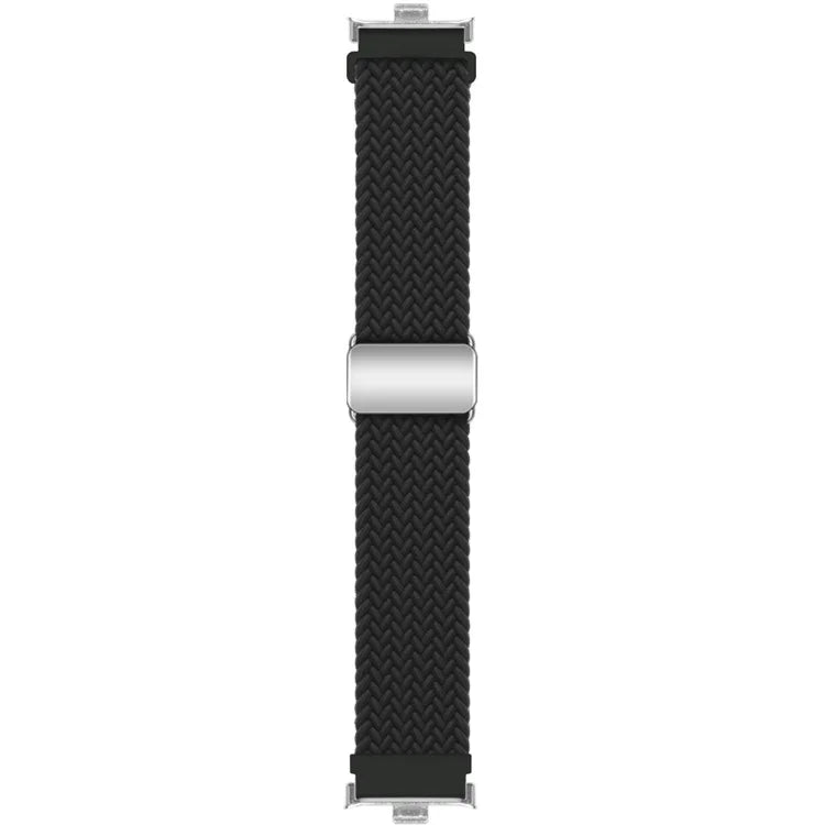 For Xiaomi Smart Band 8 Pro / Redmi Watch 4 Loop Strap Magnetic Buckle Woven Watch Band