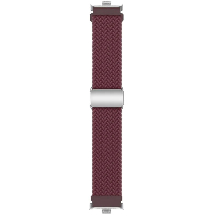 For Xiaomi Smart Band 8 Pro / Redmi Watch 4 Loop Strap Magnetic Buckle Woven Watch Band