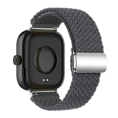 For Xiaomi Smart Band 8 Pro / Redmi Watch 4 Loop Strap Magnetic Buckle Woven Watch Band