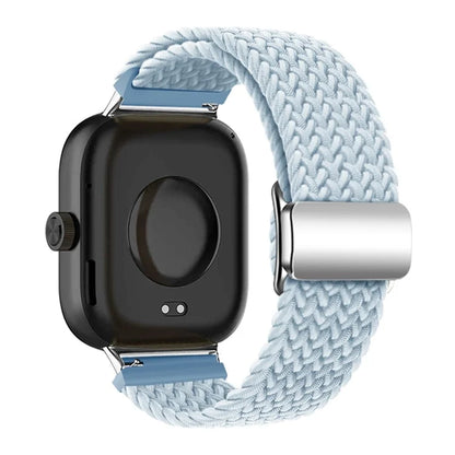 For Xiaomi Smart Band 8 Pro / Redmi Watch 4 Loop Strap Magnetic Buckle Woven Watch Band