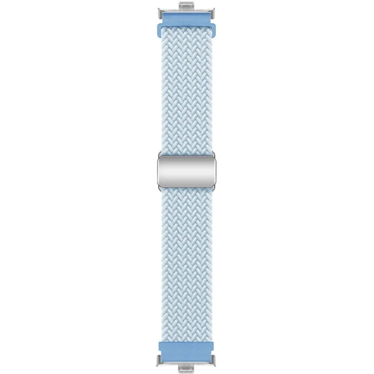 For Xiaomi Smart Band 8 Pro / Redmi Watch 4 Loop Strap Magnetic Buckle Woven Watch Band