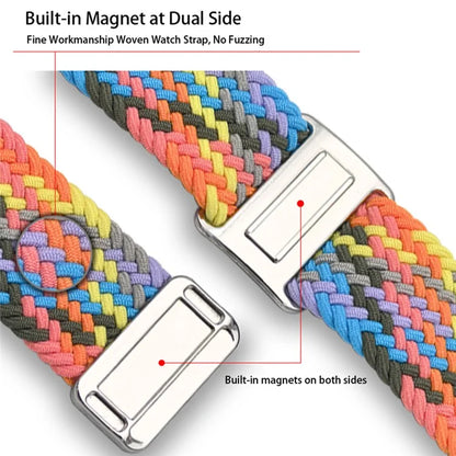 For Xiaomi Smart Band 8 Pro / Redmi Watch 4 Loop Strap Magnetic Buckle Woven Watch Band