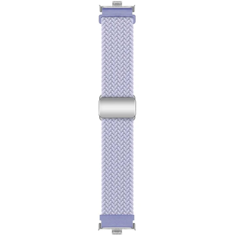 For Xiaomi Smart Band 8 Pro / Redmi Watch 4 Loop Strap Magnetic Buckle Woven Watch Band