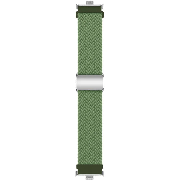 For Xiaomi Smart Band 8 Pro / Redmi Watch 4 Loop Strap Magnetic Buckle Woven Watch Band