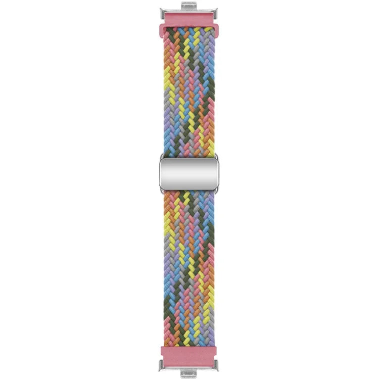 For Xiaomi Smart Band 8 Pro / Redmi Watch 4 Loop Strap Magnetic Buckle Woven Watch Band