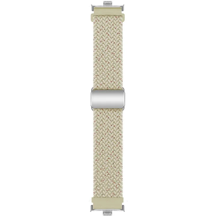 For Xiaomi Smart Band 8 Pro / Redmi Watch 4 Loop Strap Magnetic Buckle Woven Watch Band