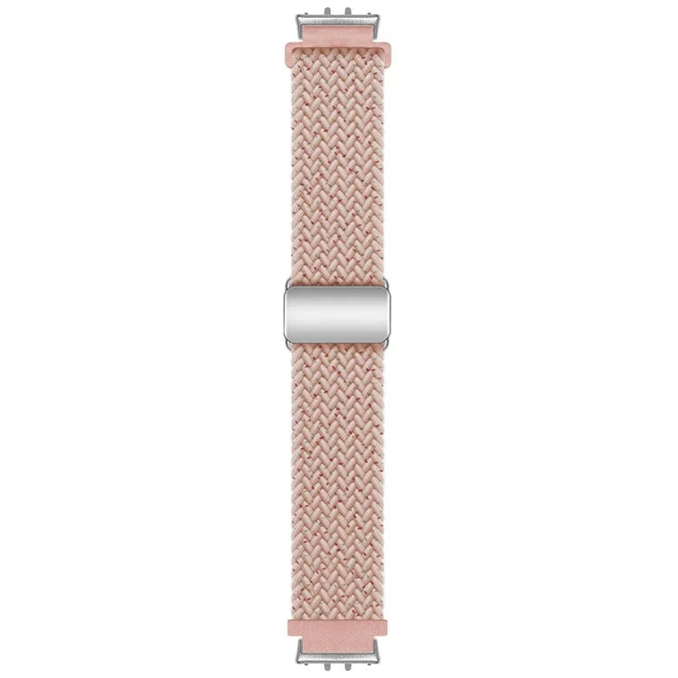 For Xiaomi Smart Band 8 Pro / Redmi Watch 4 Loop Strap Magnetic Buckle Woven Watch Band
