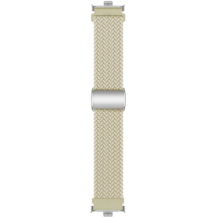 For Xiaomi Smart Band 8 Pro / Redmi Watch 4 Loop Strap Magnetic Buckle Woven Watch Band