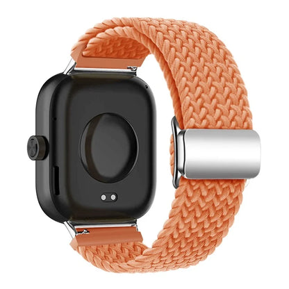 For Xiaomi Smart Band 8 Pro / Redmi Watch 4 Loop Strap Magnetic Buckle Woven Watch Band
