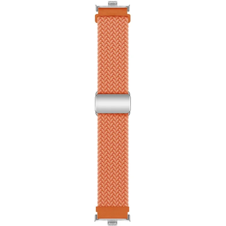 For Xiaomi Smart Band 8 Pro / Redmi Watch 4 Loop Strap Magnetic Buckle Woven Watch Band