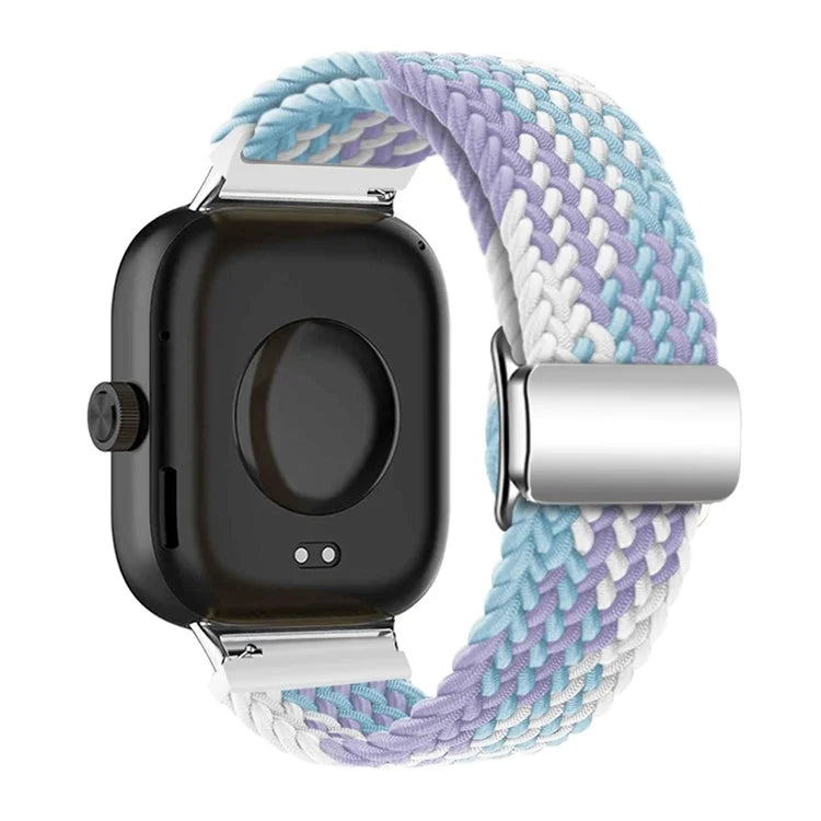 For Xiaomi Smart Band 8 Pro / Redmi Watch 4 Strap Magnetic Buckle Woven Loop Watch Band