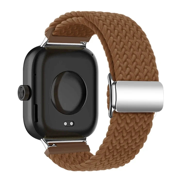 For Xiaomi Smart Band 8 Pro / Redmi Watch 4 Strap Magnetic Buckle Woven Loop Watch Band