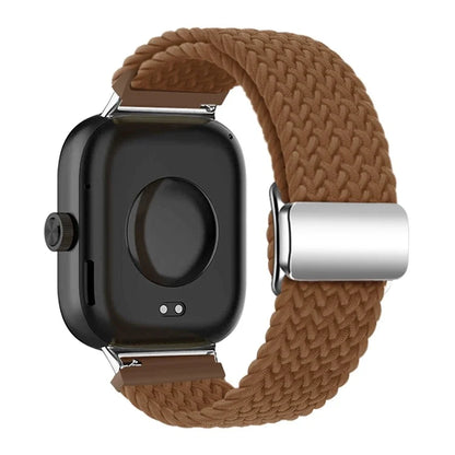 For Xiaomi Smart Band 8 Pro / Redmi Watch 4 Strap Magnetic Buckle Woven Loop Watch Band