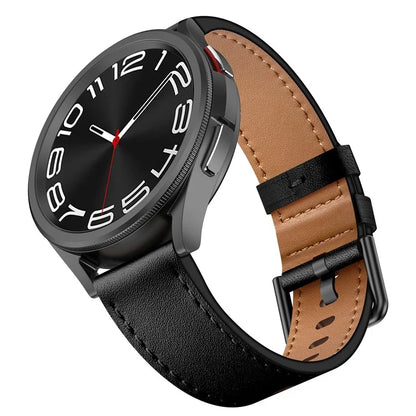 For Huawei Watch GT 3 42mm / GT 3 Pro 43mm Top Layer Cowhide Adjustable Wrist Band 20mm Watch Strap