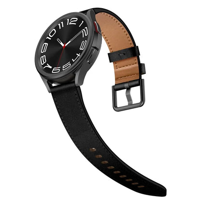 For Huawei Watch GT 3 42mm / GT 3 Pro 43mm Top Layer Cowhide Adjustable Wrist Band 20mm Watch Strap