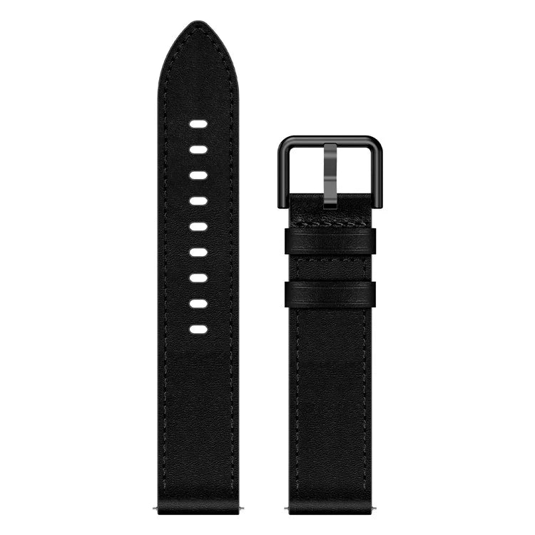 For Huawei Watch GT 3 42mm / GT 3 Pro 43mm Top Layer Cowhide Adjustable Wrist Band 20mm Watch Strap
