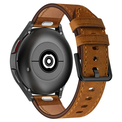 For Huawei Watch GT 3 42mm / GT 3 Pro 43mm Top Layer Cowhide Adjustable Wrist Band 20mm Watch Strap