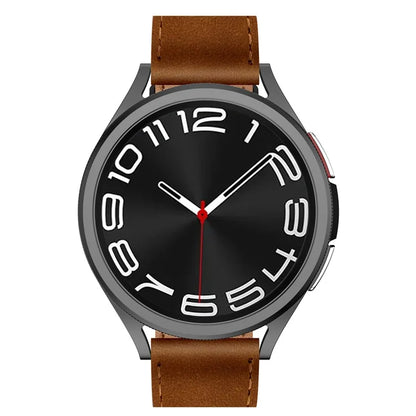 For Huawei Watch GT 3 42mm / GT 3 Pro 43mm Top Layer Cowhide Adjustable Wrist Band 20mm Watch Strap