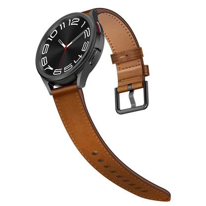 For Huawei Watch GT 3 42mm / GT 3 Pro 43mm Top Layer Cowhide Adjustable Wrist Band 20mm Watch Strap