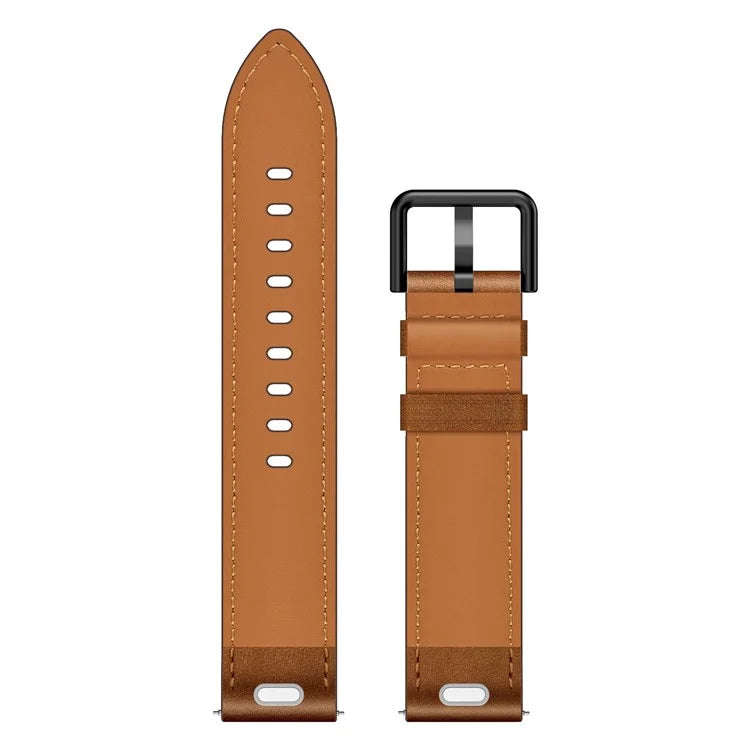 For Huawei Watch GT 3 42mm / GT 3 Pro 43mm Top Layer Cowhide Adjustable Wrist Band 20mm Watch Strap