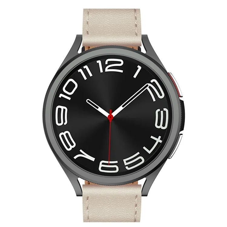 For Huawei Watch GT 3 42mm / GT 3 Pro 43mm Top Layer Cowhide Adjustable Wrist Band 20mm Watch Strap